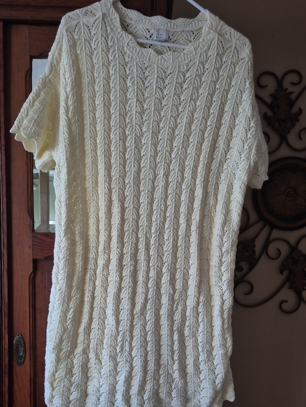 a new day Cream Knit Sweater Dress
